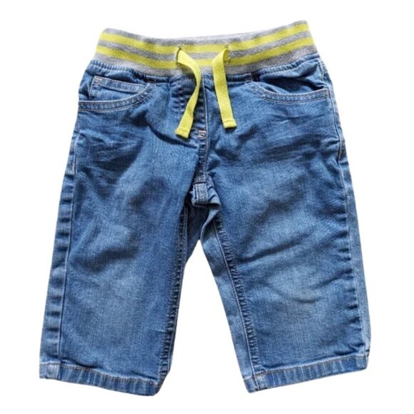 Mini Boden Girls Heart Pocket Jeans Denim Pants 3Y/3T Toddler Drawstring Waist - Picture 2 of 7